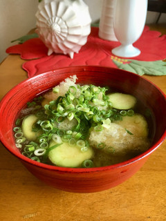 長ナスと南関あげのお味噌汁-レシピのメイン写真