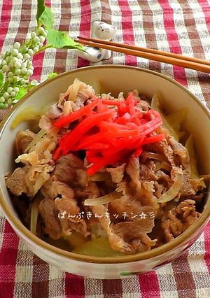 ⁂特売の牛肉で美味しい牛丼⁂-レシピのメイン写真