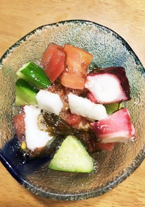 もずくと蛸、お野菜のさっぱり和え-レシピのメイン写真