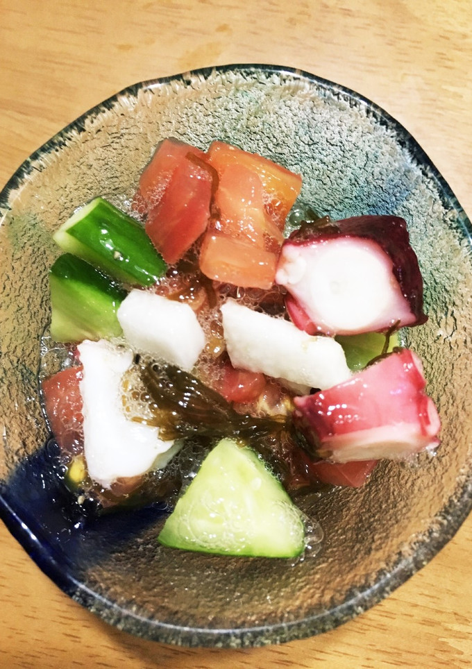 もずくと蛸、お野菜のさっぱり和え-レシピのメイン写真