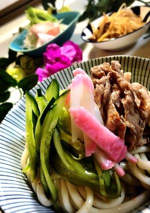 冷やし冷しゃぶうどん-レシピのメイン写真