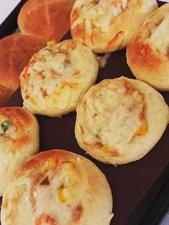 HM使用!時短!グラタンパン☆彡.。-レシピのメイン写真