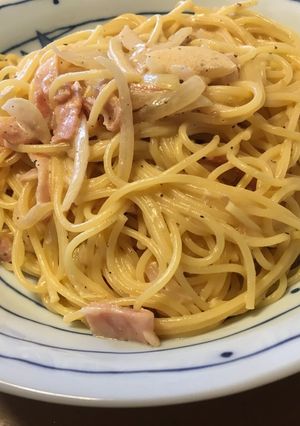 味噌ボナーラ-レシピのメイン写真