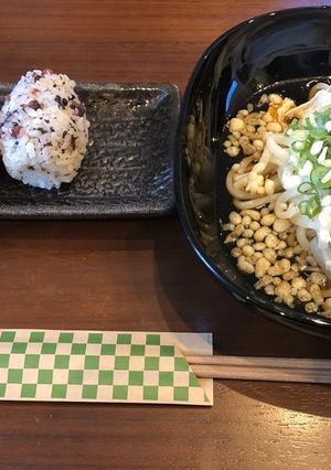 冷やしうどんと俵おにぎり-レシピのメイン写真