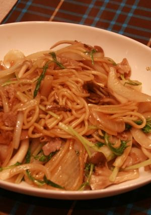 あるもので、簡単焼きそば-レシピのメイン写真