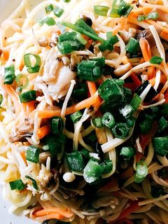 きのこ和風パスタ〜永谷園お吸い物使用-レシピのメイン写真
