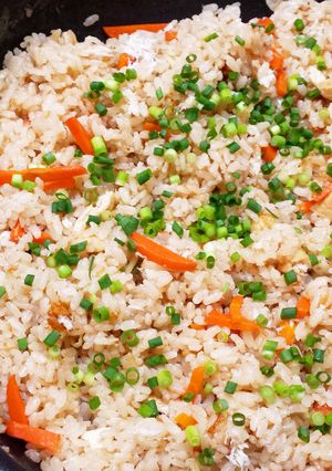 フライパンで☆アジの炊き込みご飯-レシピのメイン写真