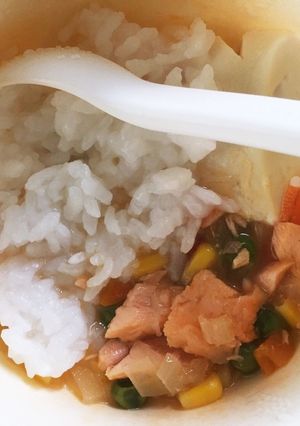 【離乳食中期〜】鮭のちゃんちゃん焼き風-レシピのメイン写真