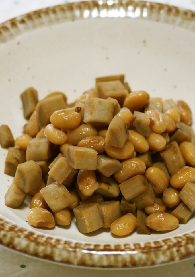 ごぼうと大豆のきんぴら風♪-レシピのメイン写真