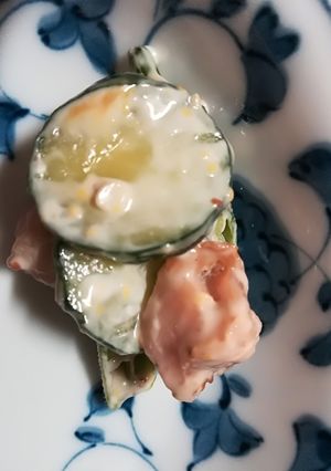 きゅうりとオクラと鶏肉のサラダ-レシピのメイン写真