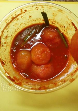 キムチのトマト　おいしく、簡単！-レシピのメイン写真