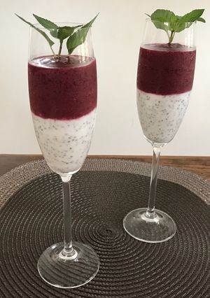 ミックスベリーとヨーグルトのスムージー♪-レシピのメイン写真