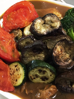インスタ映え!?焼き野菜乗せカレー-レシピのメイン写真