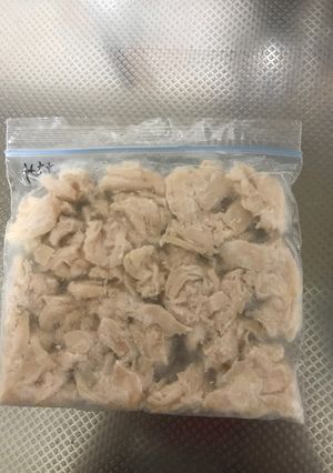 離乳食 中期 鳥ささみ 冷凍-レシピのメイン写真