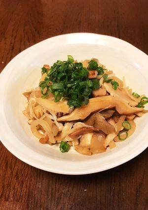 ザーサイとキノコのベーコン炒め-レシピのメイン写真
