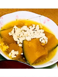 かぼちゃのそぼろあんかけ-レシピのメイン写真