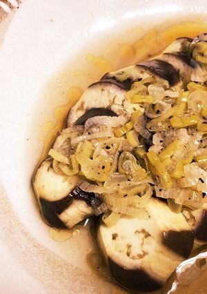 簡単＊茄子のネギ塩ダレ蒸し-レシピのメイン写真