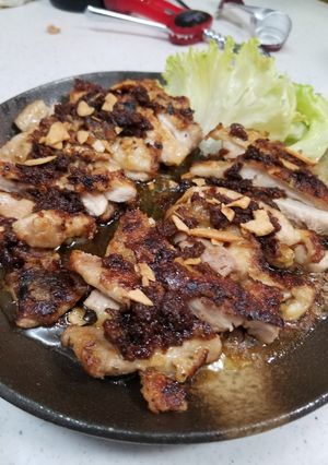 鶏もものガチパン粉焼き～ぽん酢ソース-レシピのメイン写真