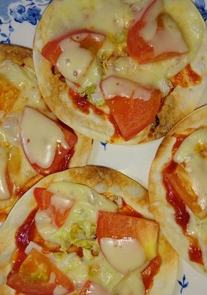 餃子の皮ピザ-レシピのメイン写真