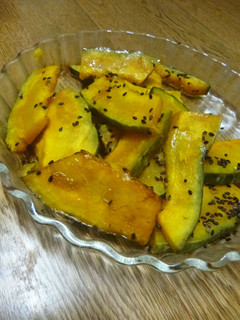 レンジで簡単 かぼちゃの甘辛おかず-レシピのメイン写真