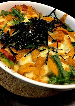 雲丹と豆腐の和グラタン♪-レシピのメイン写真