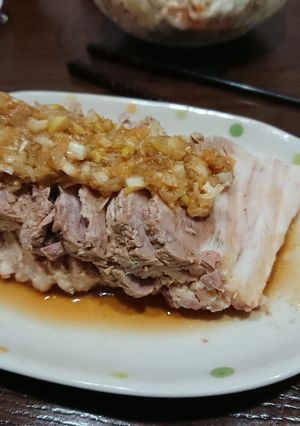 豚バラブロック冷製♥️ネギソース♥️-レシピのメイン写真