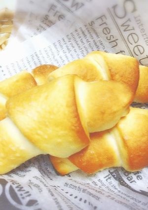 レンジで♪簡単塩パン-レシピのメイン写真