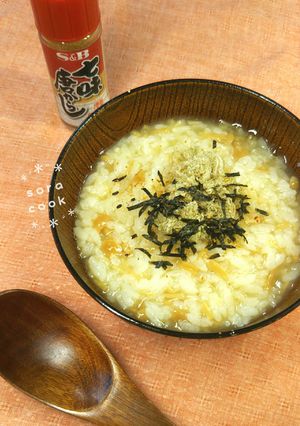 お盆疲れの胃袋に＊ほっと優しいなめ茸雑炊-レシピのメイン写真