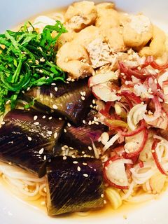 なす素麺-レシピのメイン写真