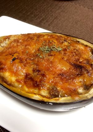 超簡単！まるごと米ナスのミートグラタン⁂-レシピのメイン写真