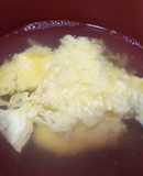 簡単和風・茹でジャガイモと卵スープ