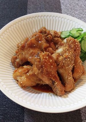甘辛♪鶏手羽元チャーシュー風♪-レシピのメイン写真