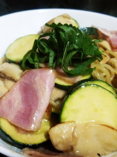 茹で時間なし!もちもち和風パスタ-レシピのメイン写真