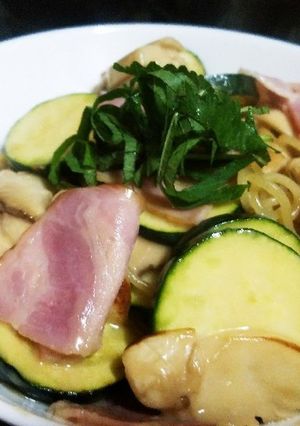 茹で時間なし！もちもち和風パスタ-レシピのメイン写真