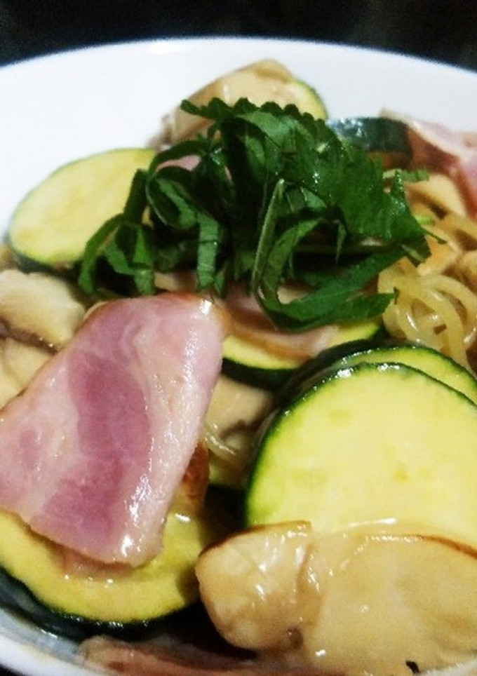 茹で時間なし！もちもち和風パスタ-レシピのメイン写真