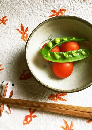 プチトマト＆スナップエンドウの簡単サラダ-レシピのメイン写真