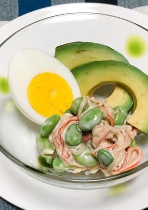 超簡単！枝豆とかにかまのマヨサラダ③-レシピのメイン写真
