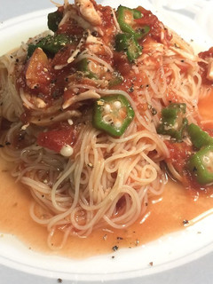 長寿牡蠣だし トマトの冷製パスタ-レシピのメイン写真