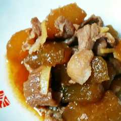 รูปของ はぐらうりと豚肉の生姜煮♪