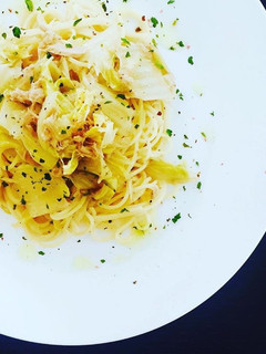 長ネギと白菜とツナのオイルパスタ-レシピのメイン写真