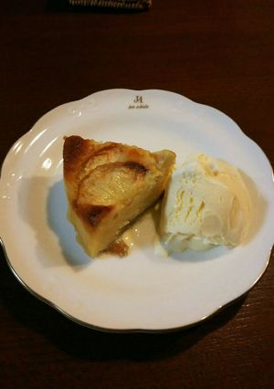 桃のタルト風アーモンドクリームケーキ-レシピのメイン写真