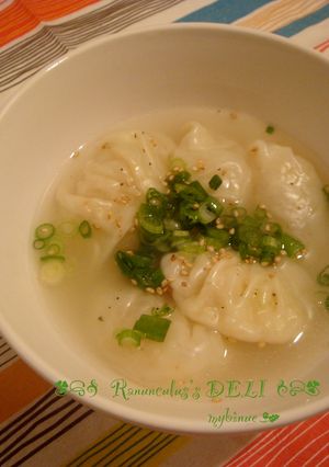 しあわせ♡スープがおいしい♔水餃子-レシピのメイン写真