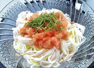 冷凍トマトで☆ひんやりそうめん☆-レシピのメイン写真