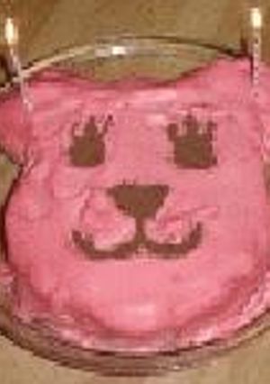 ポスぺモモちゃんバースデーケーキ-レシピのメイン写真