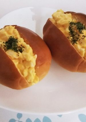 簡単 ロールパンでたまごサンド♪-レシピのメイン写真