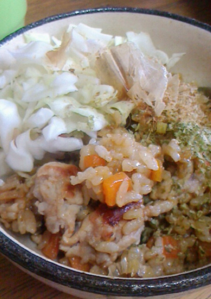 ソース炒飯☆生野菜を食べよう-レシピのメイン写真