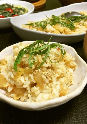 黄色きゅうりの混ぜご飯-レシピのメイン写真
