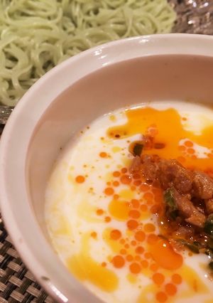 簡単!!豆乳で作る担々麺風つけ麺-レシピのメイン写真