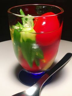 【簡単】夏野菜トマトオクラの冷製おひたし-レシピのメイン写真
