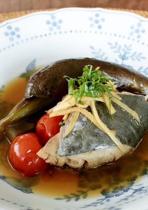 さっぱり！サワラと夏野菜の炊き合わせ-レシピのメイン写真